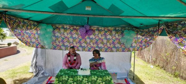 Assistant Minister Shashi Kiran celebrates International Women's Day at Tavakubu Market