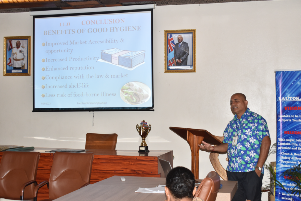 Mr. Shalend Prem Singh, Senior Health Inspector | Authorized Food Safety Officer, Lautoka City Council