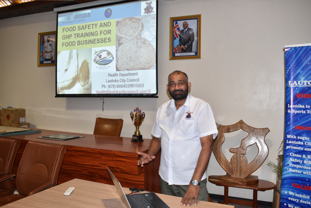Mr. Rouhit Karan Singh, Manager Health Services, Lautoka City Council