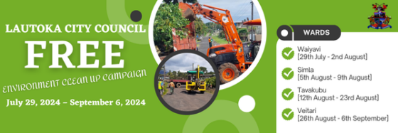 Lautoka City Council Free Environment Clean Up Campaign to Foster a Greener Community