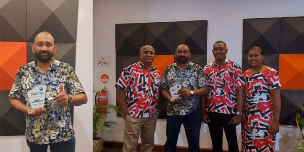 A proud moment for Lautoka City Council’s Manager Health Services, Mr. Rouhit Karan Singh